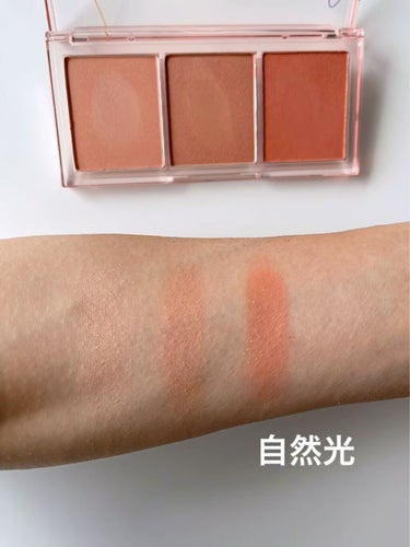 All Take Mood Cheek Palette/PERIPERA/パウダーチークを使ったクチコミ（2枚目）