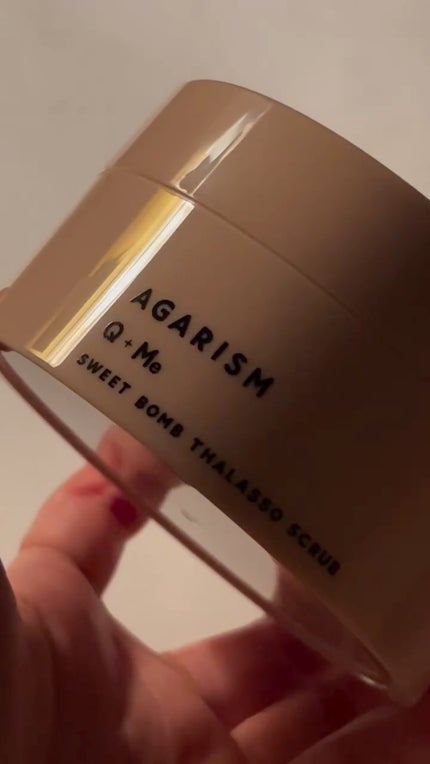 Q+Me スウィート ボム タラソ スクラブ/AGARISM/バスト・ヒップケアの人気ショート動画