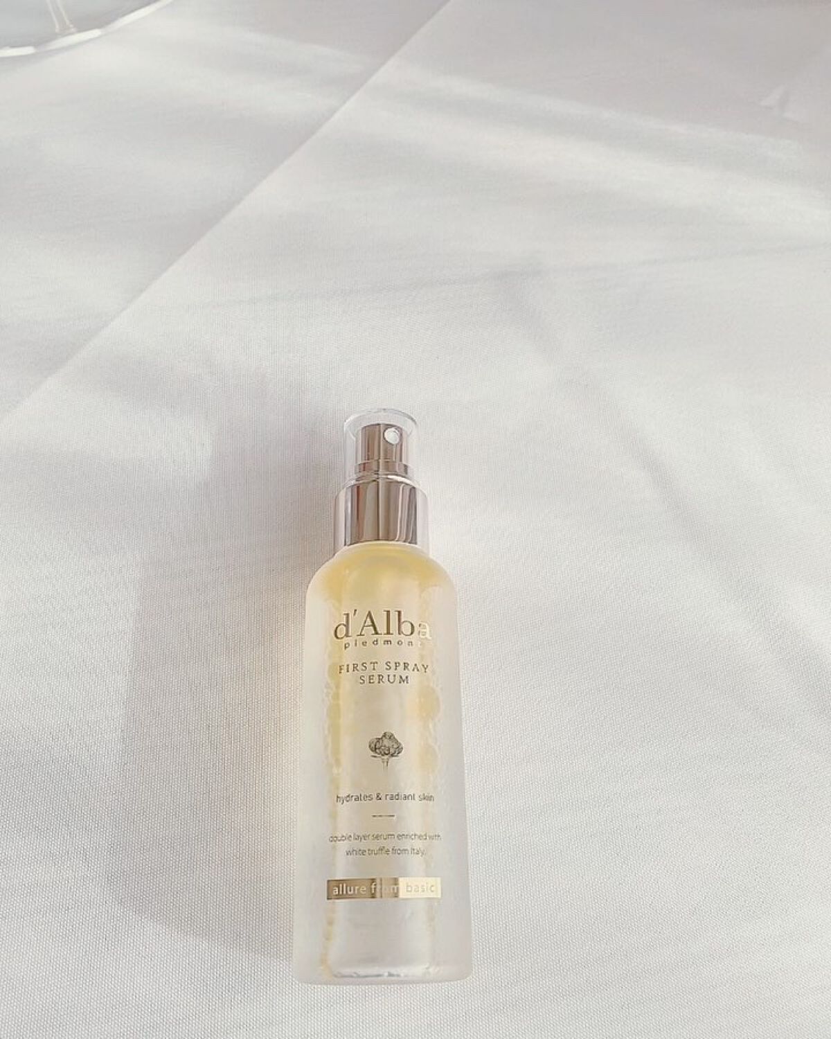 ダルバ ホワイトトリュフファーストスプレーセラム/ダルバ/ミスト状化粧水を使ったクチコミ（3枚目）