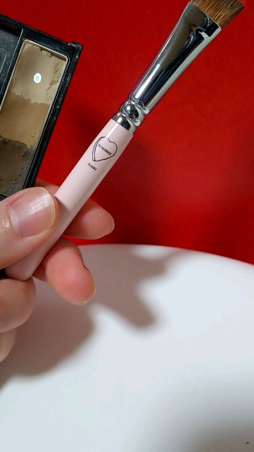 フーミー　アイブロウブラシ 熊野筆/WHOMEE/メイクブラシを使ったクチコミ（1枚目）