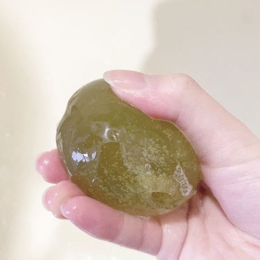 Jeju Green Tea Cleansing Ball/Ongredients/洗顔石鹸を使ったクチコミ（5枚目）