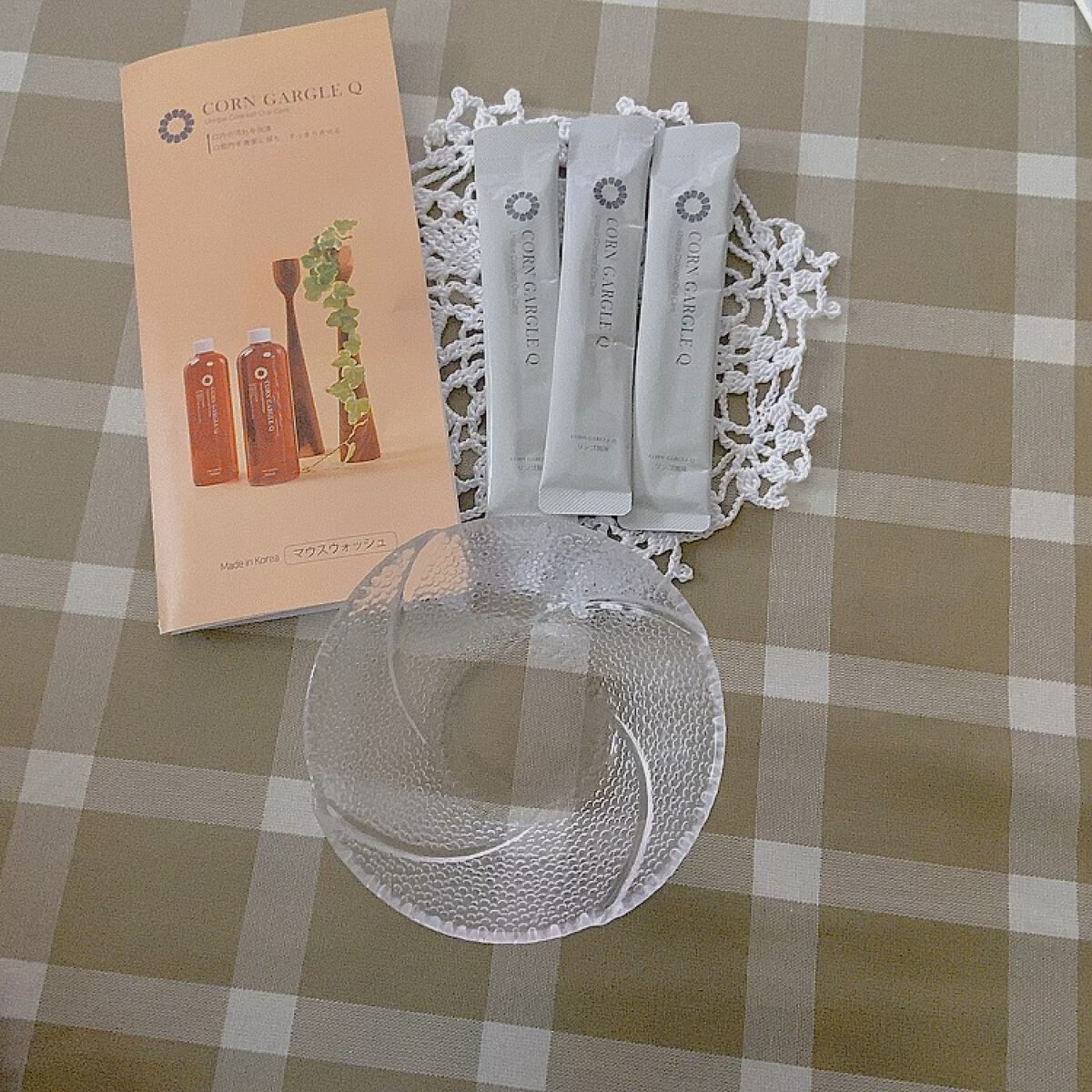 CORN GARGLE Q/SHINE BLANC/マウスウォッシュ・スプレーを使ったクチコミ（1枚目）