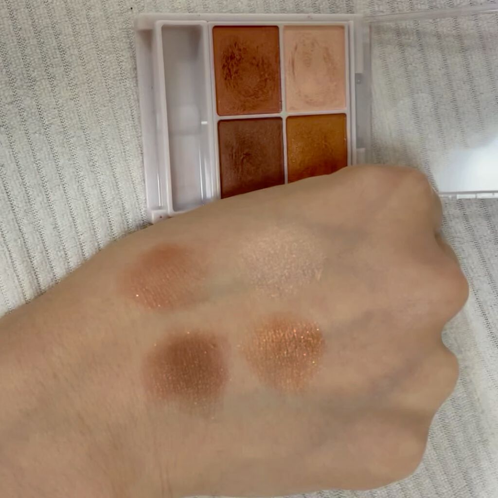 シルキースフレアイズ/キャンメイク/アイシャドウパレットを使ったクチコミ（2枚目）