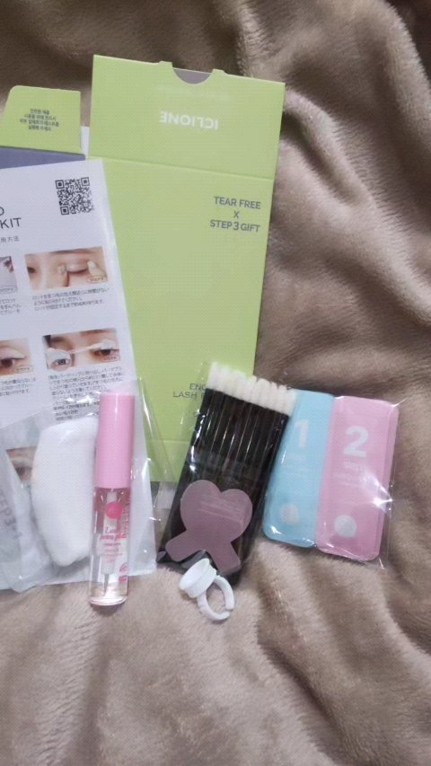 低刺激セルフまつげパーマキット/CLIONE/その他キットセットの動画クチコミ1つ目