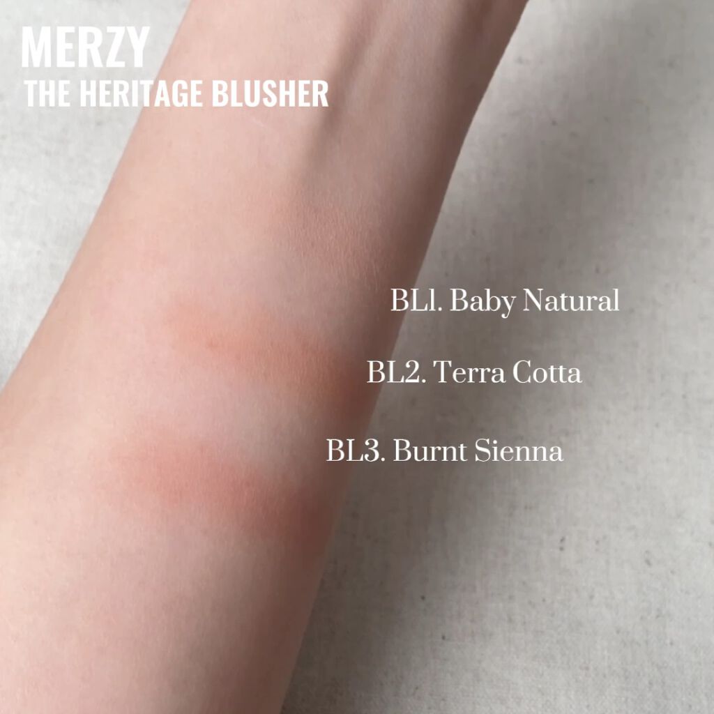 ザ  ヘリテージ  チーク/MERZY/パウダーチークの動画クチコミ5つ目