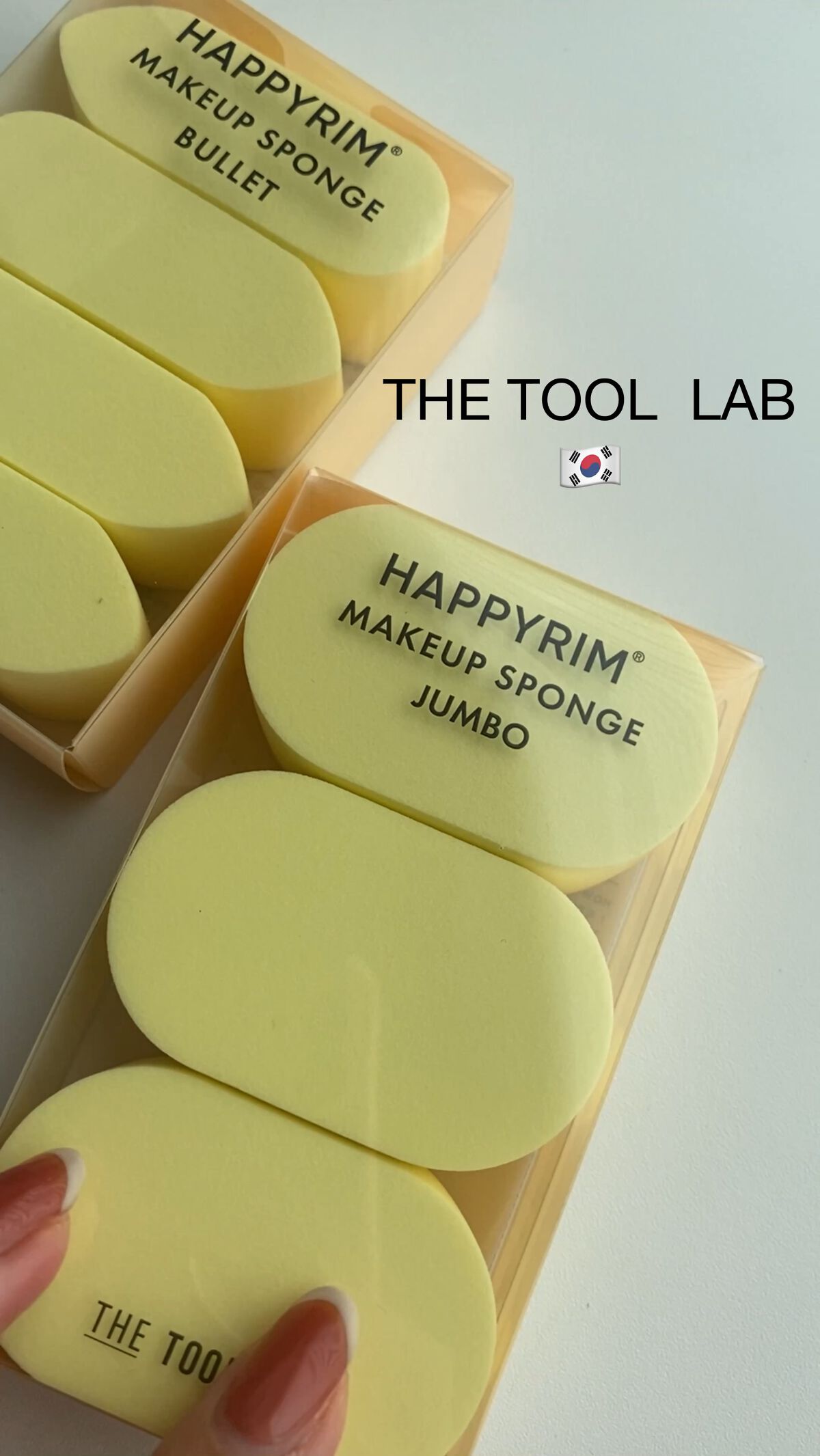 ハッピーリムメイクアップスポンジ Jumbo/THE TOOL LAB/パフ・スポンジを使ったクチコミ（1枚目）