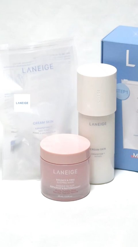 バウンシースリーピングマスク/LANEIGE/フェイスクリームの人気ショート動画