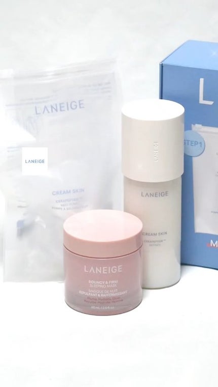 バウンシースリーピングマスク/LANEIGE/フェイスクリームの人気ショート動画