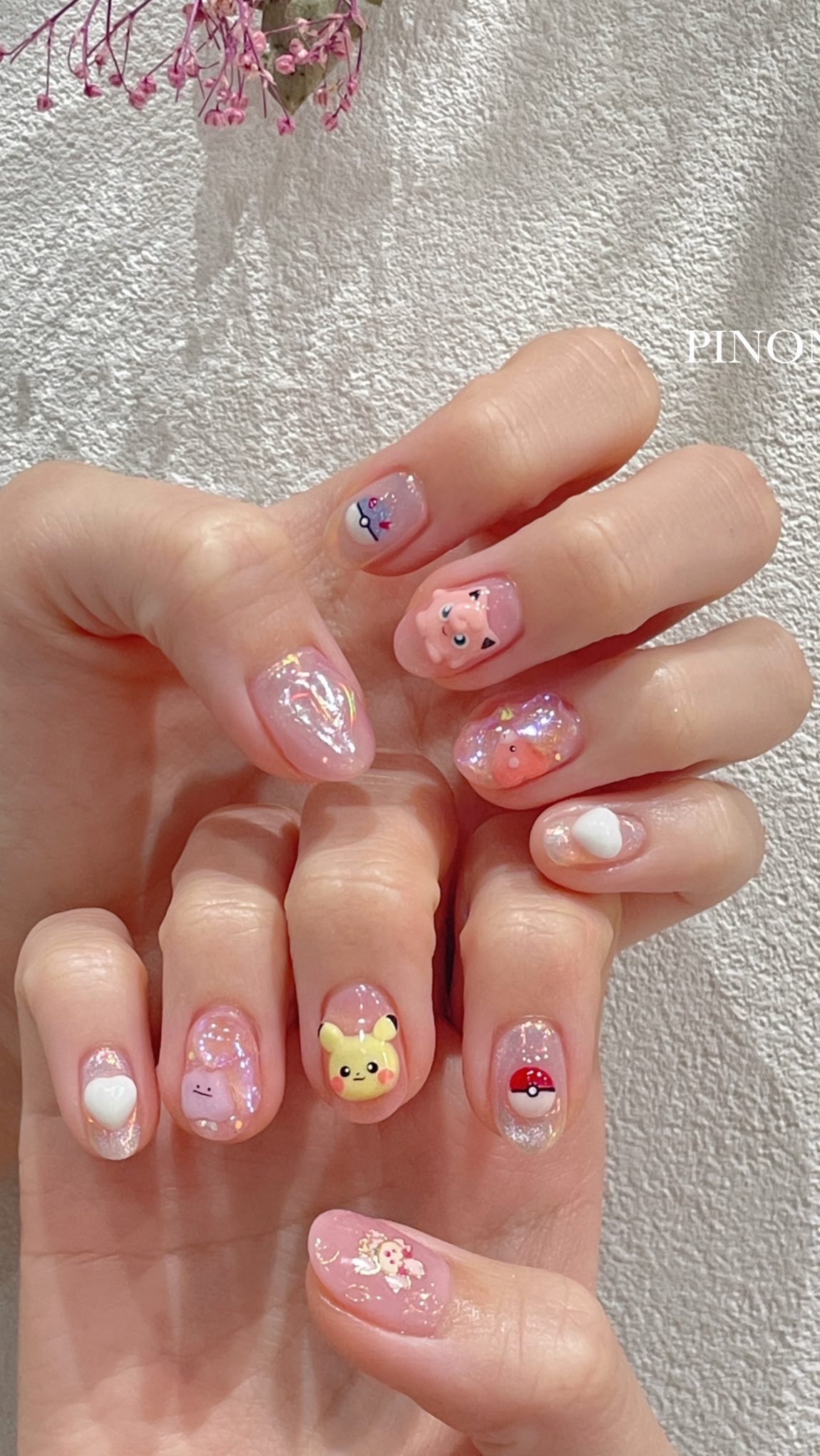 #ポケモンネイル,#キャラネイルのネイルデザイン