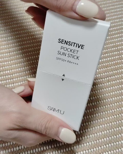 センシティブポケットサンスティック/SAM'U/日焼け止めスティックを使ったクチコミ（3枚目）