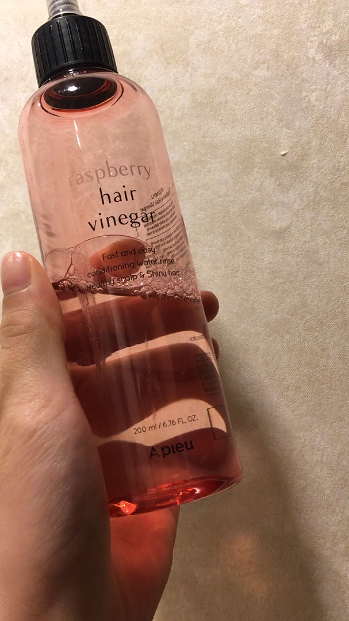 ラズベリー ヘアビネガー/A’pieu/頭皮ローションの動画クチコミ3つ目