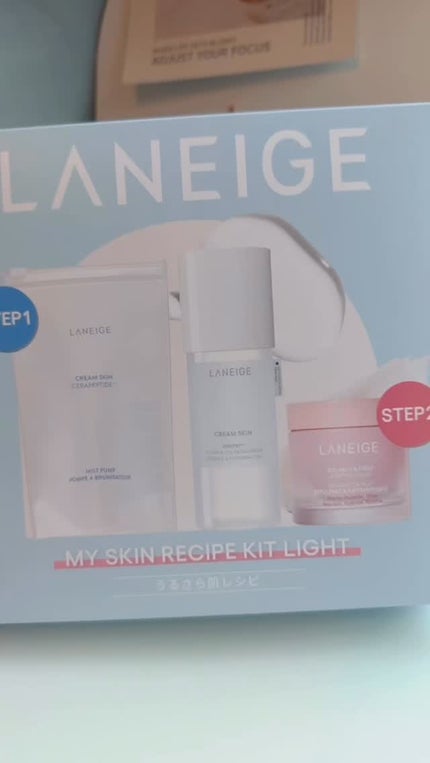 バウンシースリーピングマスク/LANEIGE/フェイスクリームの人気ショート動画