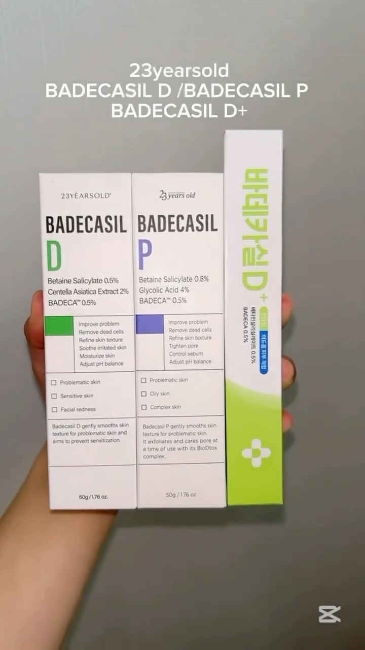 ＼韓国の薬局で買える?！／

______________________________

23yearsold　
BADECASIL D /BADECASIL P 
BADECASIL D+/BADECASIL P+ 

_______