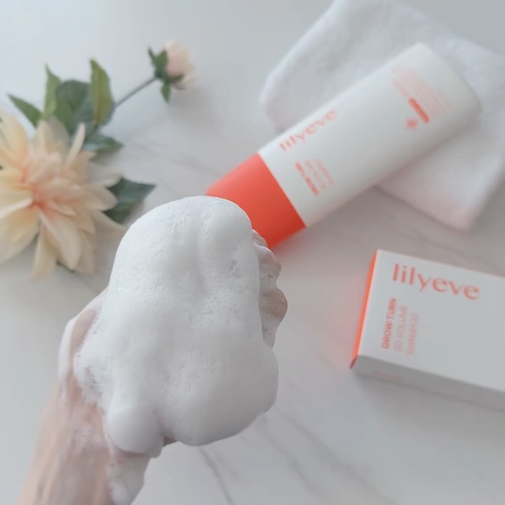 グローターン 3Dボリュームシャンプー/リリーイブ/市販シャンプーを使ったクチコミ（3枚目）