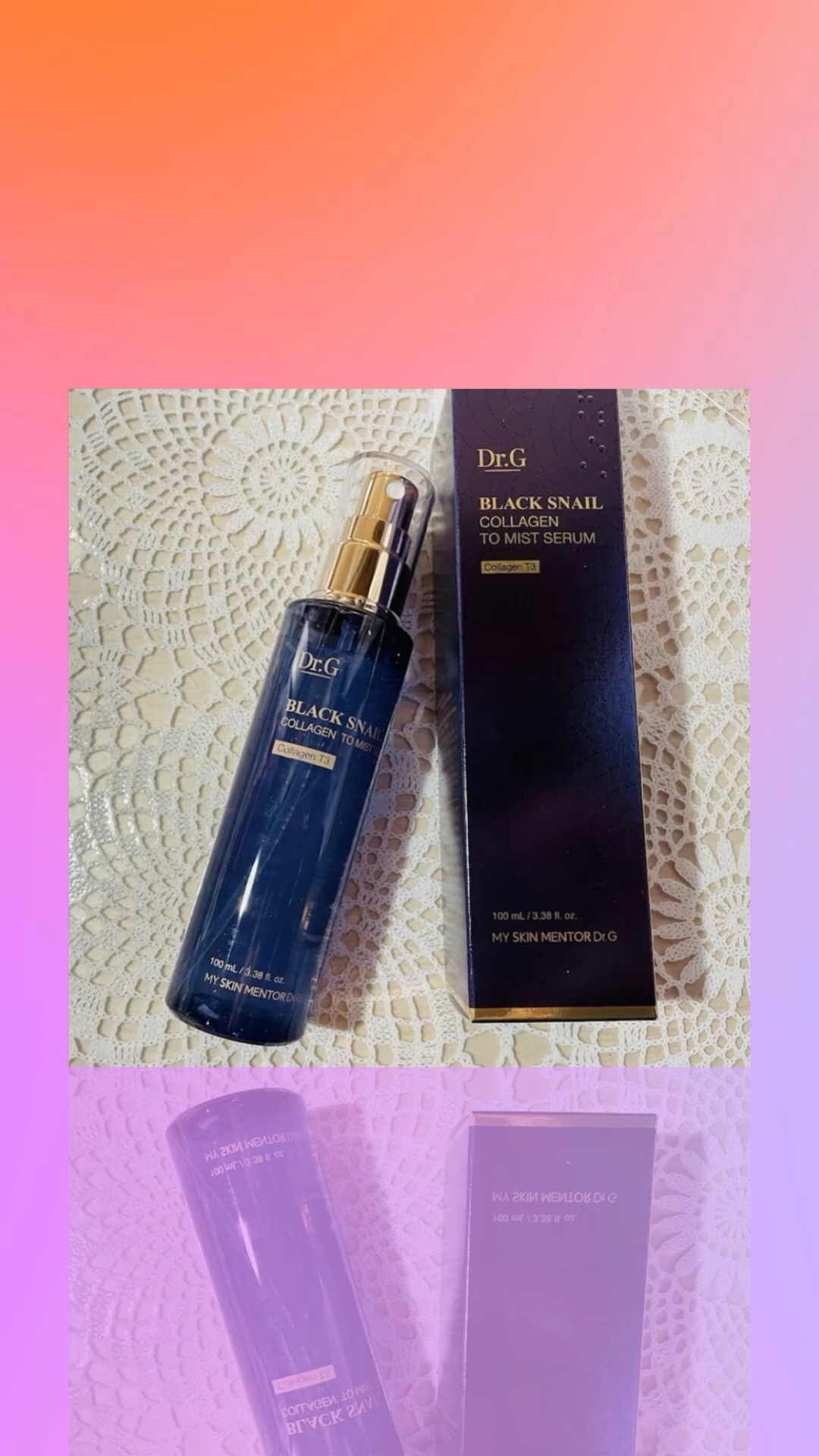 ドクタージー ブラックスネイル コラーゲンミスト/Dr.G/ミスト状化粧水の動画クチコミ5つ目