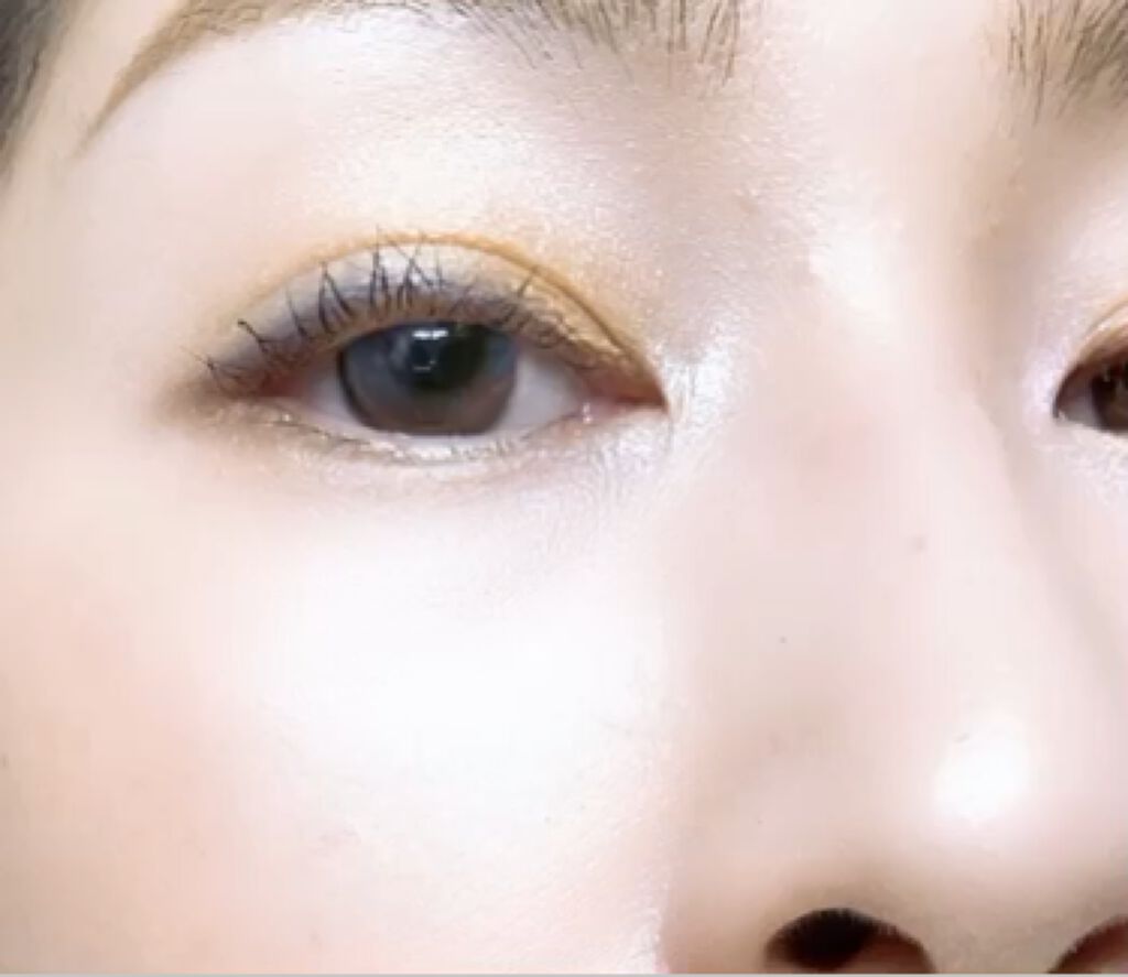 UR GLAM　POWDER EYESHADOW/U R GLAM/単色アイシャドウを使ったクチコミ（3枚目）