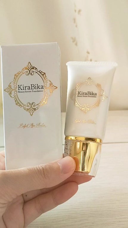 ②KiraBika キラビカ きらびかビューティーセラムファンデーション2セット 試してみた】きらびか ビューティーセラムファンデーション