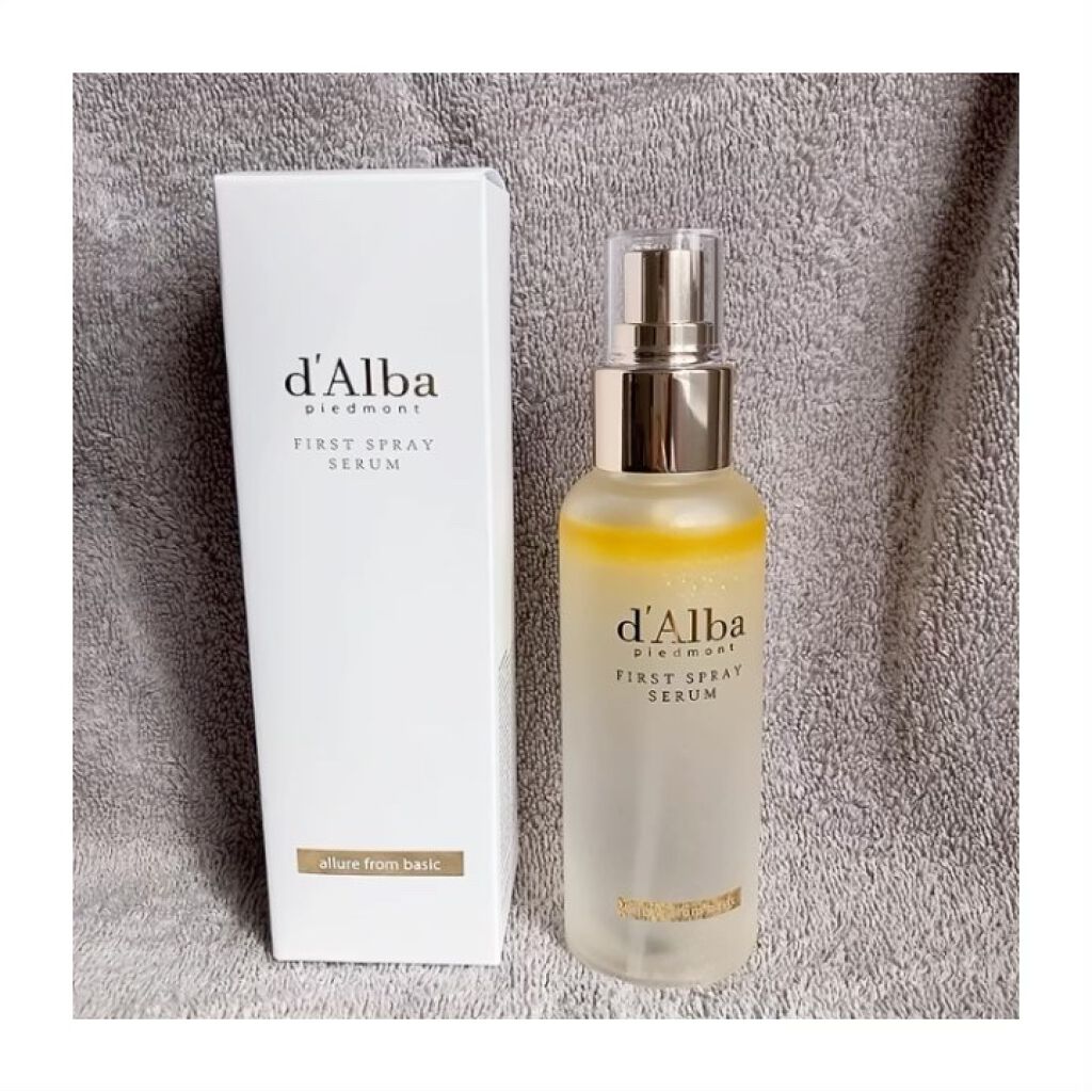 ダルバ ホワイトトリュフファーストスプレーセラム/ダルバ/ミスト状化粧水を使ったクチコミ（3枚目）
