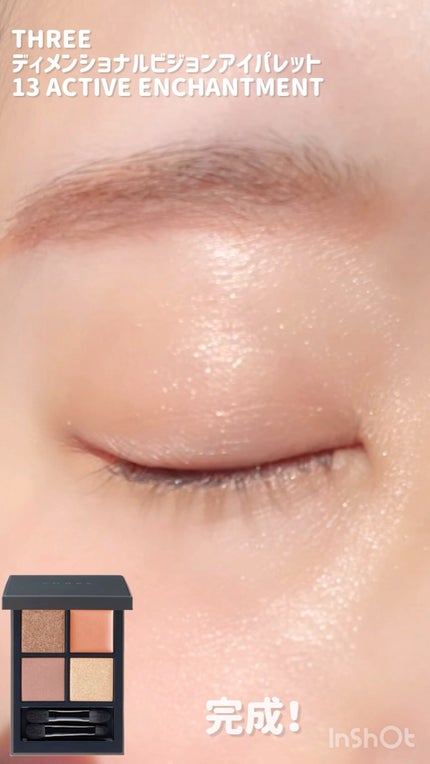 ディメンショナルビジョンアイパレット/THREE/アイシャドウパレットを使ったクチコミ(1枚目)