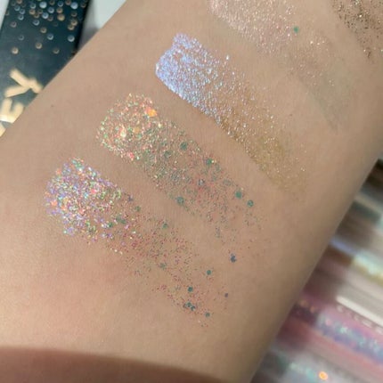 スパークリングギャラクシーリキッドアイシャドウ/COLORKEY/リキッドアイシャドウを使ったクチコミ(3枚目)