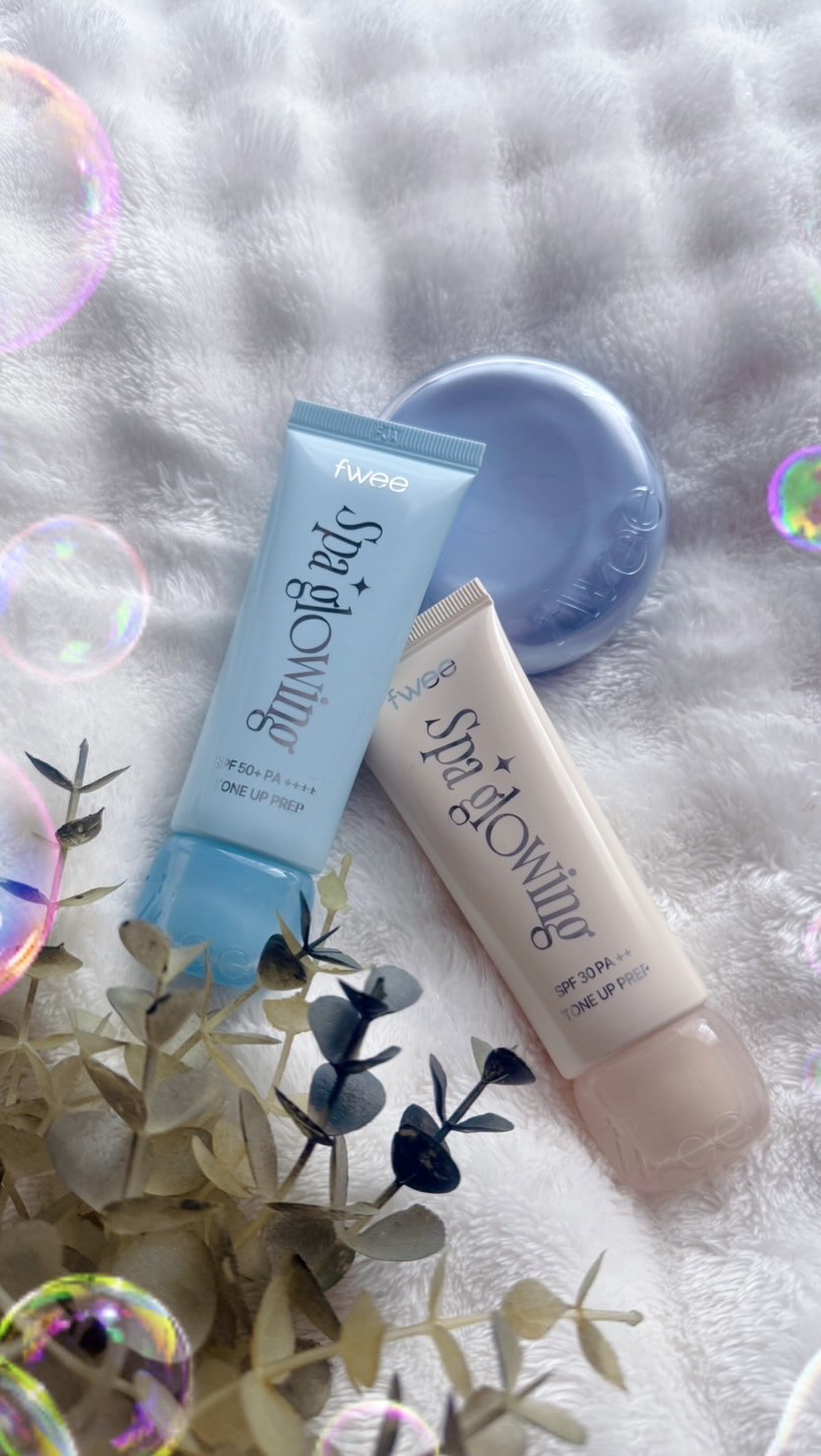 スパグロウUVトーンアップベース/fwee/化粧下地を使ったクチコミ（1枚目）