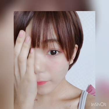 しまむら ベビーピンクプラスのクチコミ「こんにちは！お久しぶりです。
突然ですが私はすっぴんとメイク後の顔が全然違います。
家族でもぎ.....」（2枚目）