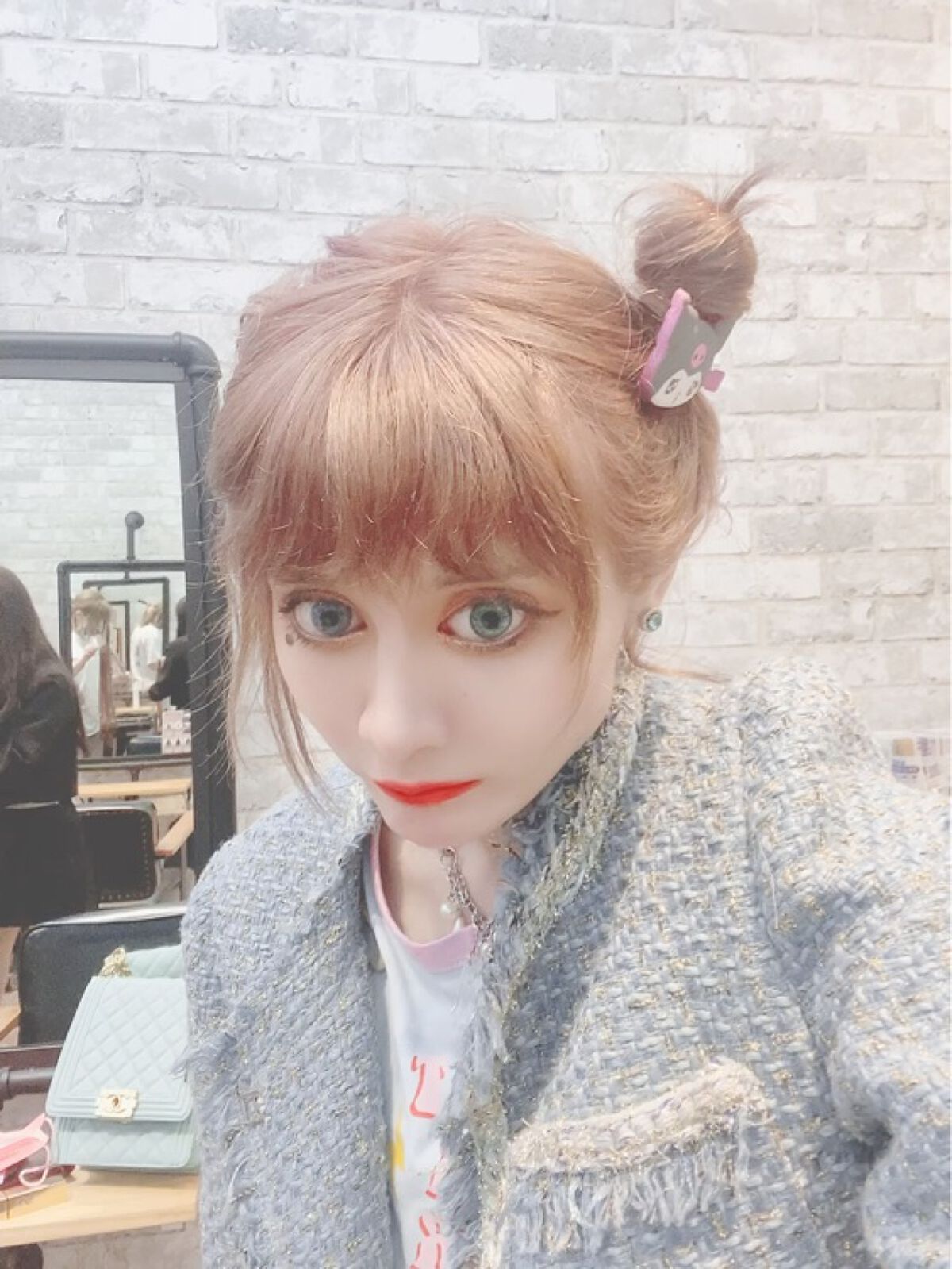 前髪クリップ/サンリオ/ヘアアクセサリーを使ったクチコミ（1枚目）