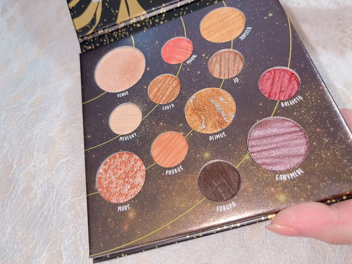 ギャラクシー12色アイシャドウパレット VENUS /DiTO/アイシャドウパレットを使ったクチコミ（1枚目）