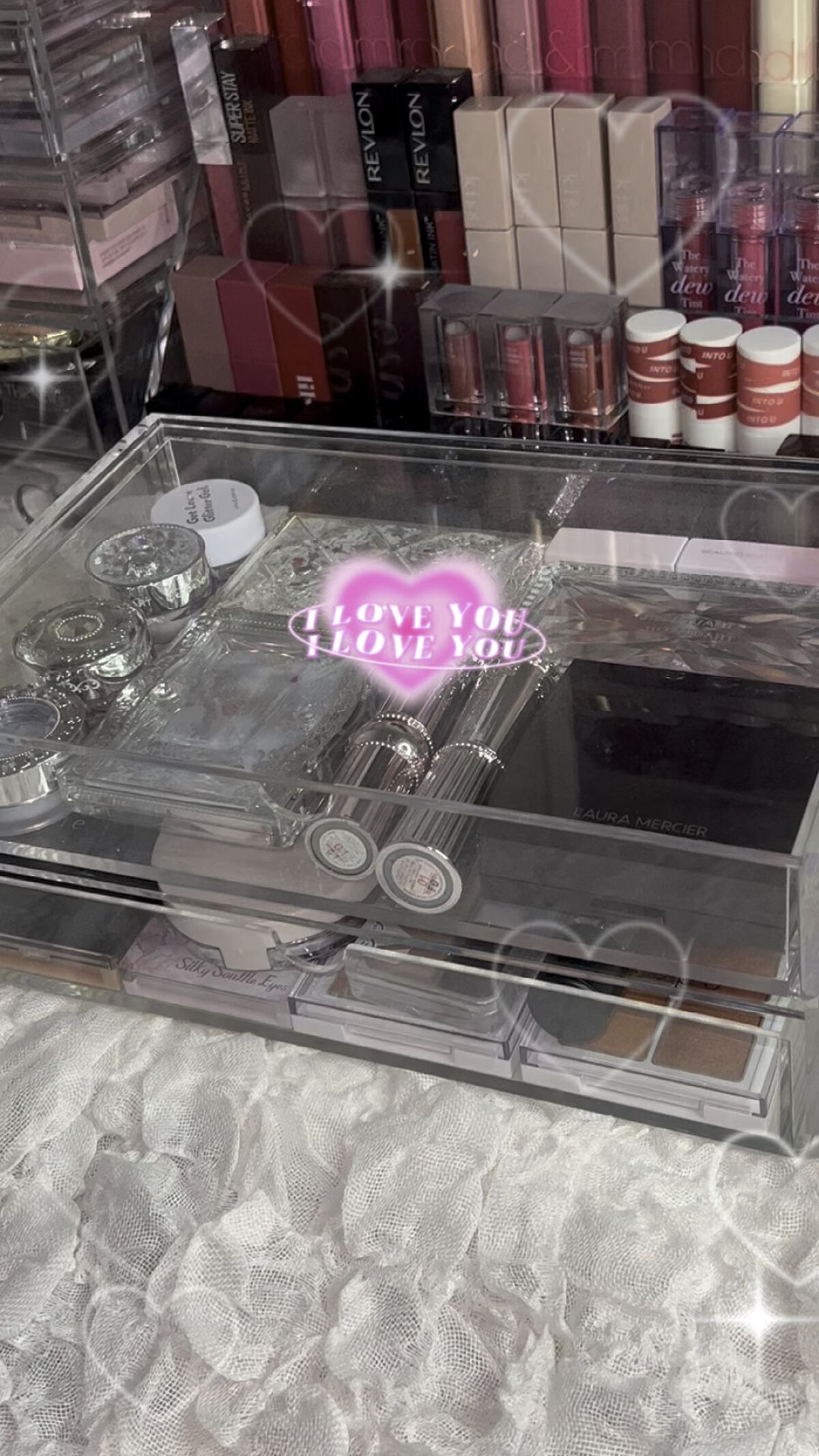 重なるアクリルケース２段引出・大/無印良品/その他化粧小物の動画クチコミ2つ目