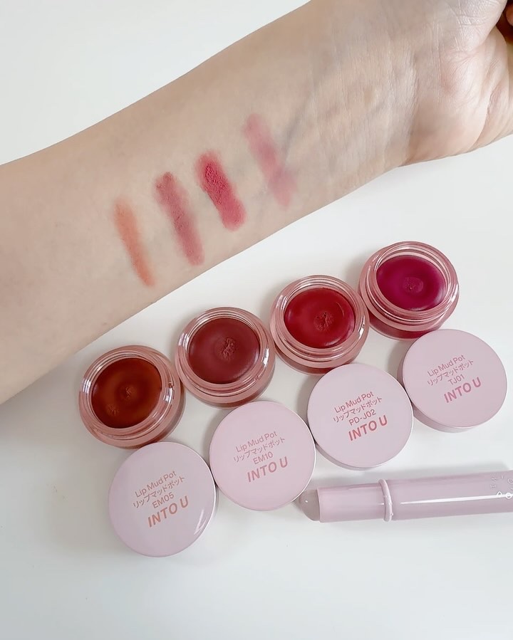 リップマッドポット/INTO U/口紅を使ったクチコミ（3枚目）