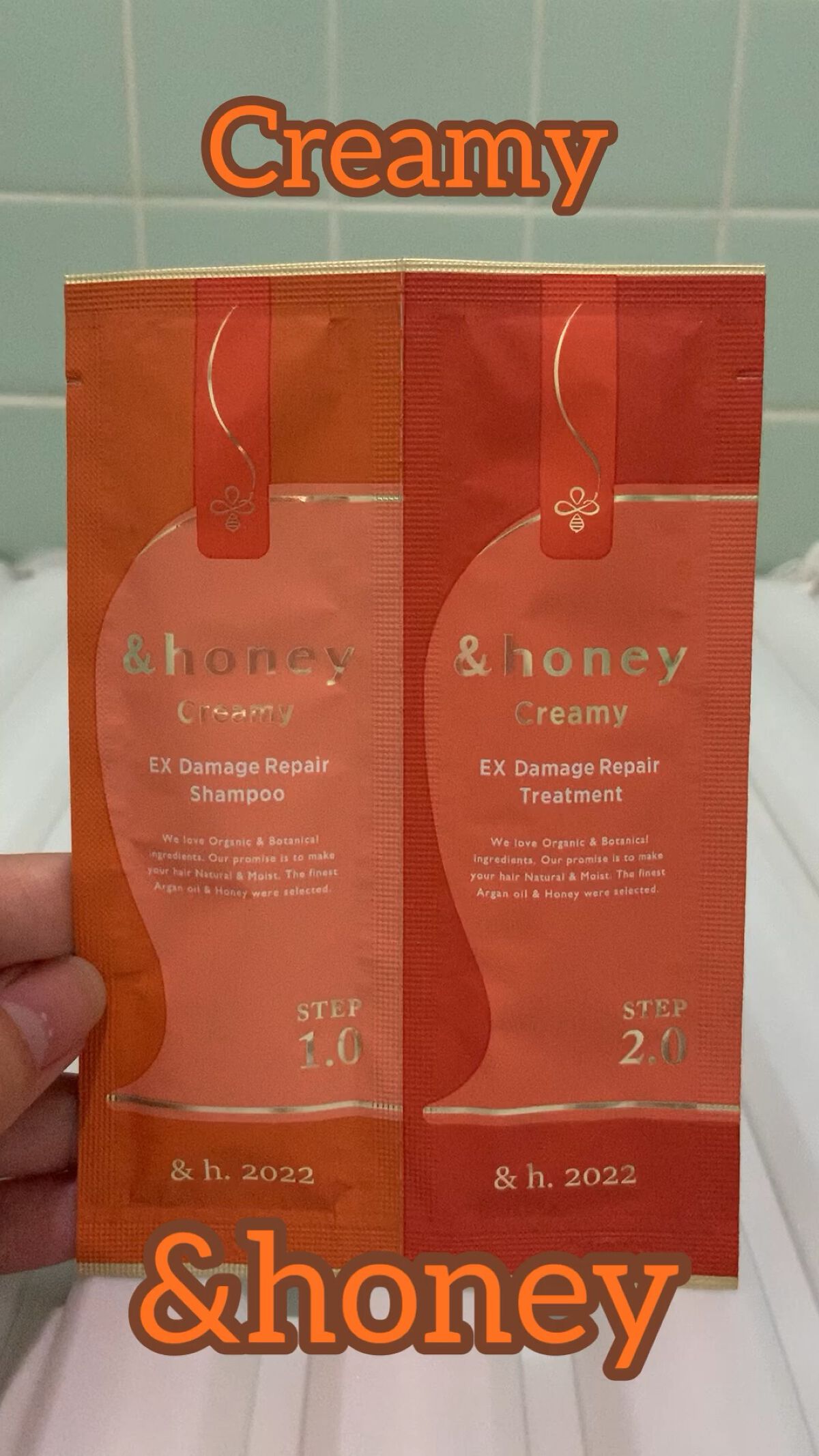 Creamy EXダメージリペアシャンプー1.0/ヘアトリートメント2.0/&honey/市販シャンプーの人気ショート動画