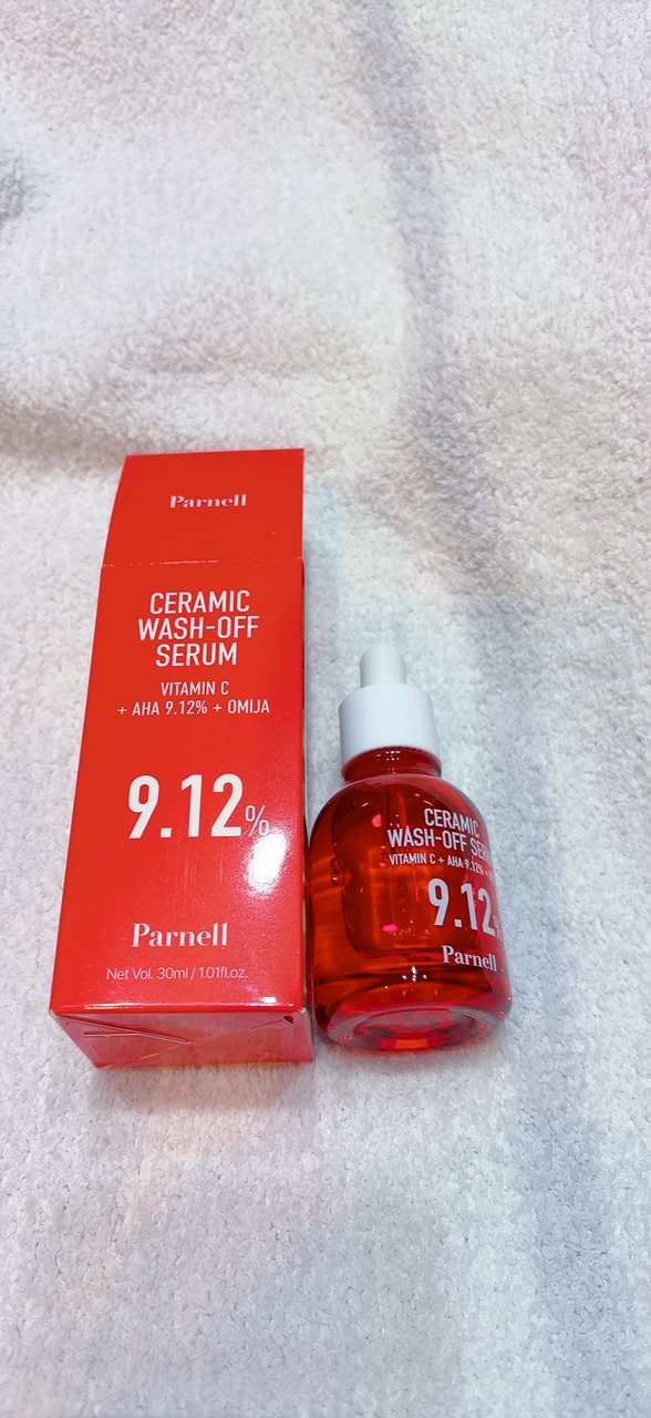 AHA 9.12 オミジャ 陶器肌 ウォッシュオフ セラム/parnell/美容液の人気ショート動画