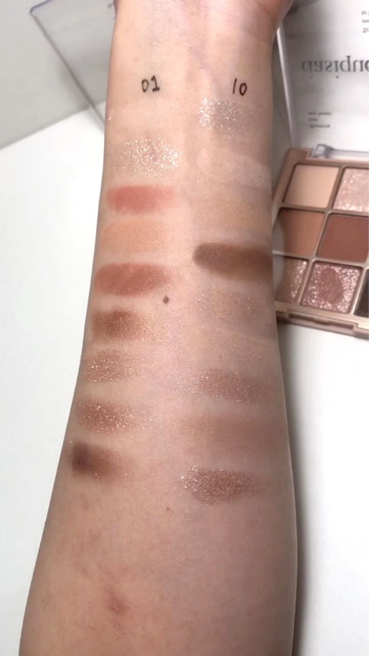 シャドウパレット/dasique/アイシャドウパレットを使ったクチコミ（3枚目）