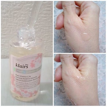 Klairs フレッシュリージュースドビタミンドロップ(35ml)のクチコミ「春の訪れ🌸ビタミンCケア
Klairs
フレッシュリージュースドビタミンドロップ

🌸クレアス.....」（3枚目）