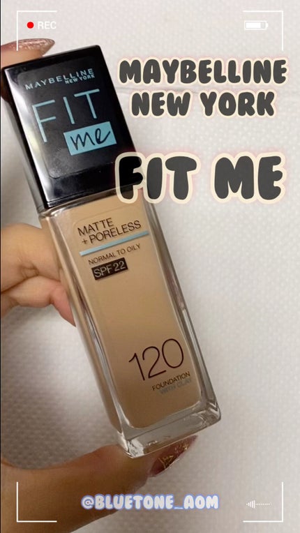 フィットミー リキッドファンデーション R/MAYBELLINE NEW YORK/リキッドファンデーションの人気ショート動画