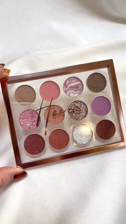 Hexze 12色 アイシャドウパレット プロアイ パレット アイプランナーパレット メイクパレット 高発色/HEXZE(ヘックスゼ)/アイシャドウパレットを使ったクチコミ(1枚目)