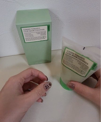 グリーントマトクレイマスククレンザー/FULLY/洗い流すパック・マスクを使ったクチコミ(2枚目)