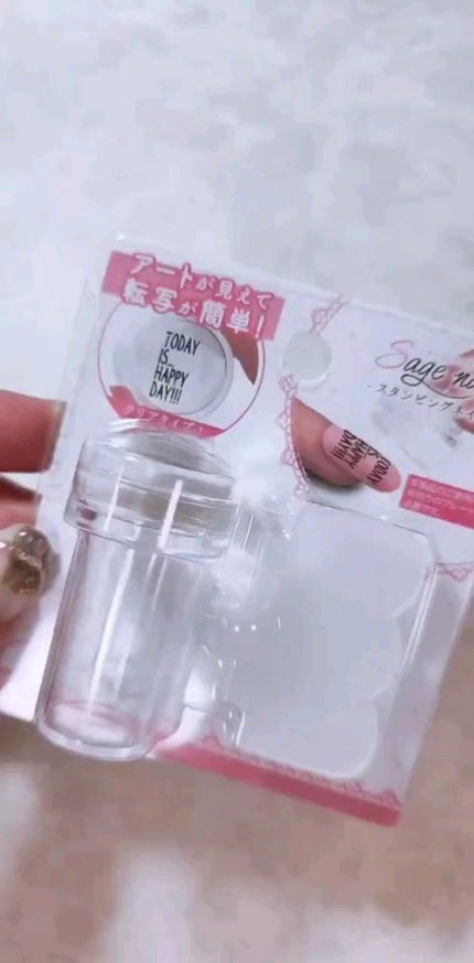 スタンピングネイル/セリア/ネイル用品の人気ショート動画