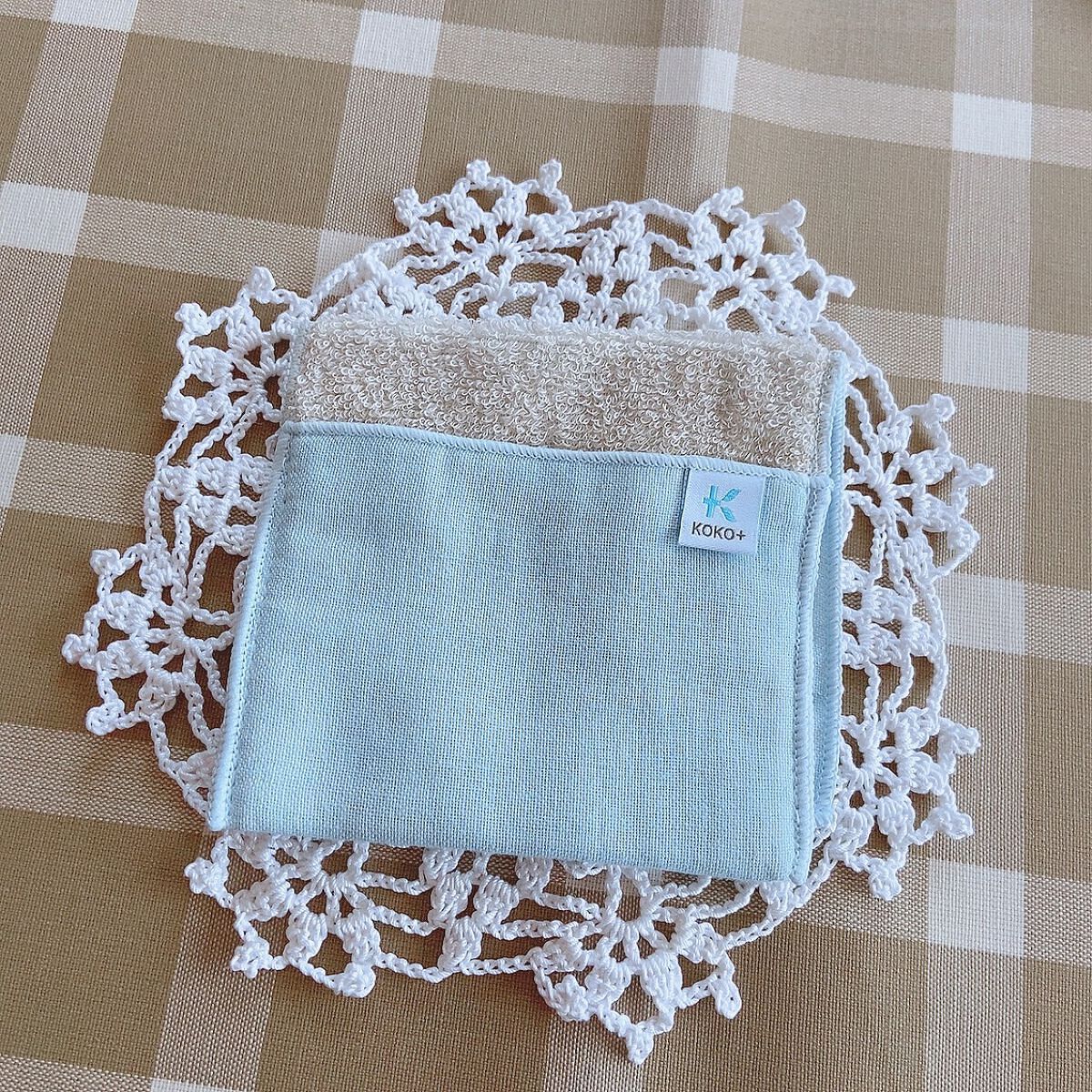 KOKO＋(ココタス) 制菌・抗ウイルス　タオルマスクポーチ/KAWAGUCHI/マスクを使ったクチコミ（1枚目）