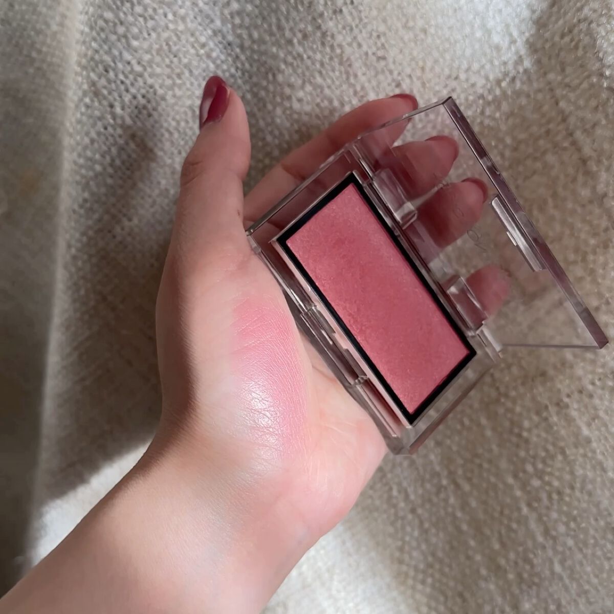 アディクション ザ ブラッシュ パール 006P So Emotional/ADDICTION/パウダーチークを使ったクチコミ（2枚目）