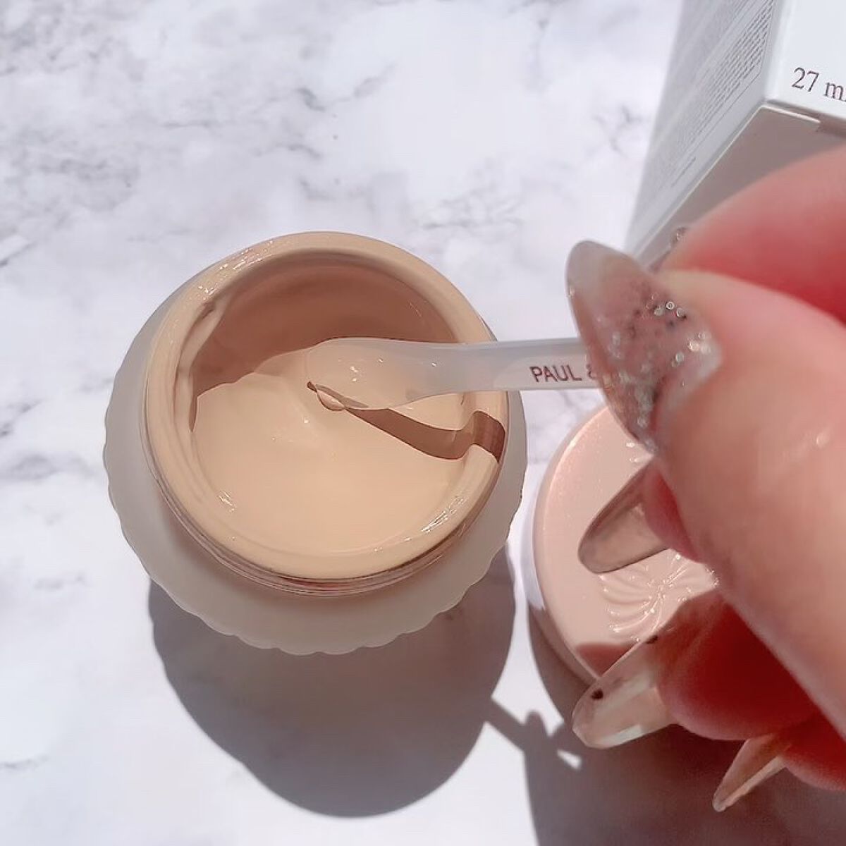 フォンダン クリーム ファンデーション/PAUL & JOE BEAUTE/クリーム・エマルジョンファンデーションを使ったクチコミ（3枚目）