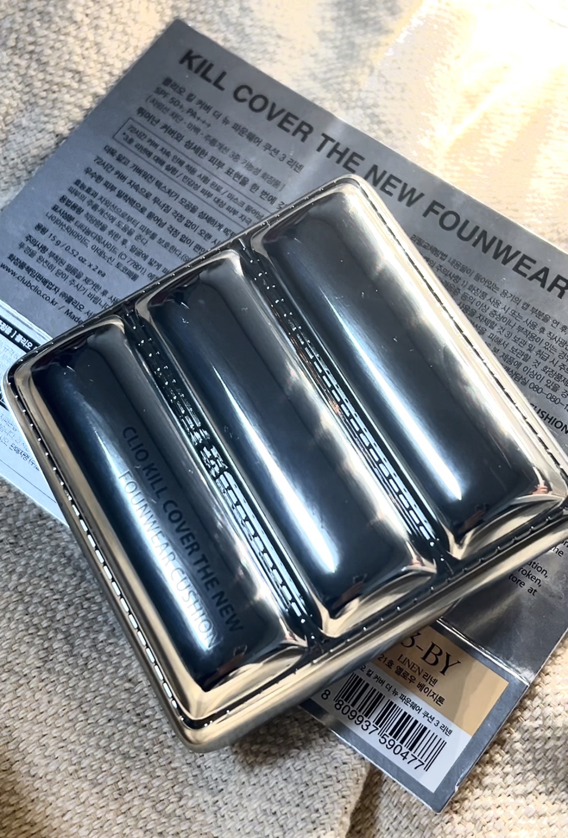 キル カバー ザ ニュー ファンウェア クッション/CLIO/クッションファンデーションを使ったクチコミ（1枚目）