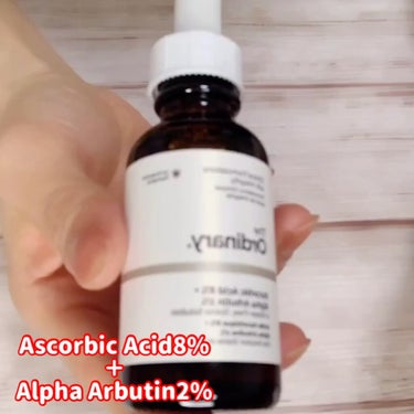The Ordinary Ascorbic Acid 8% + Alpha Arbutin 2%のクチコミ「オーディナリー編﻿
The Ordinary﻿
(ジオーディナリー)﻿
アスコルビン酸8%＋ア.....」（2枚目）