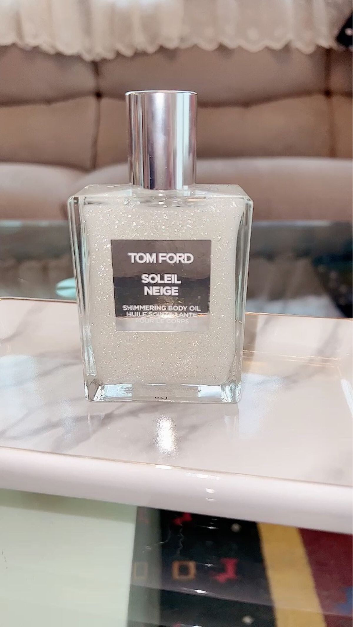 試してみた】ソレイユ ネージュ シマリング ボディ オイル/TOM FORD ...