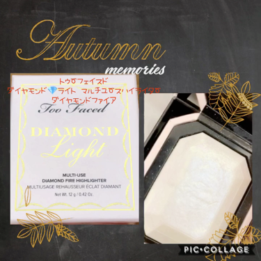 ダイヤモンドライト マルチユース ハイライター ファンシー ピンク/Too Faced/パウダーハイライトを使ったクチコミ（1枚目）