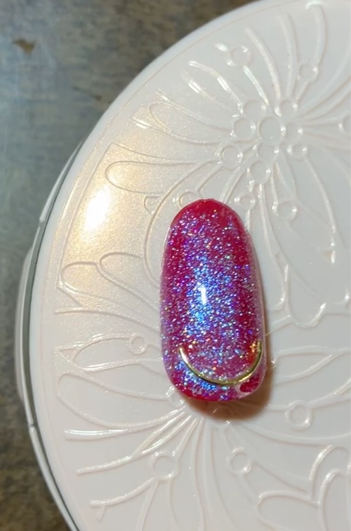 ジェルネイル（ライト対応）/セリア/ジェルネイルを使ったクチコミ（1枚目）