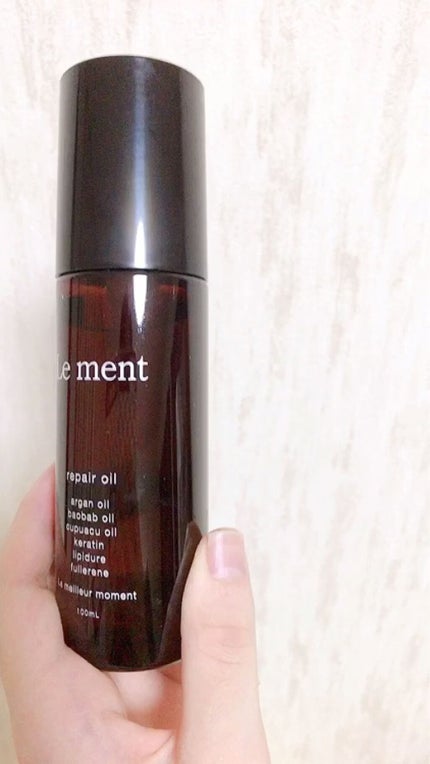 リペア オイル/Le ment/ヘアオイルを使ったクチコミ(2枚目)