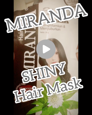 シャイニーヘアマスク/MIRANDA/洗い流すヘアトリートメントの動画クチコミ1つ目