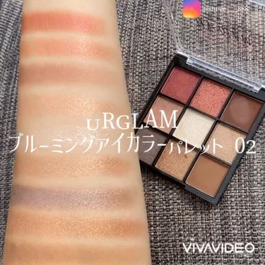 UR GLAM　BLOOMING EYE COLOR PALETTE/U R GLAM/アイシャドウパレットを使ったクチコミ（5枚目）