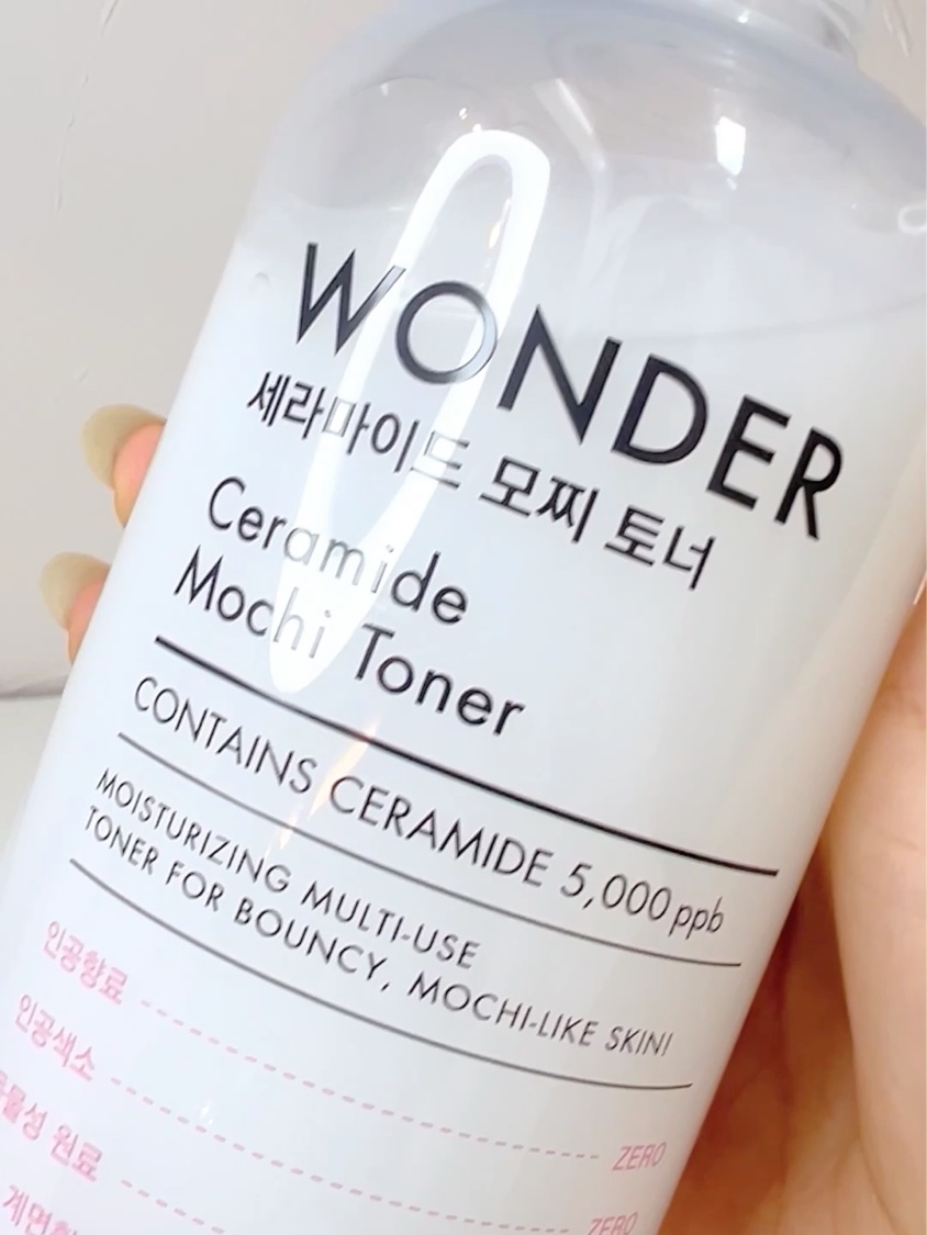 Wonder Ceramide Mochi Toner（トニーモリーワンダーCモチトナー）/TONYMOLY/化粧水を使ったクチコミ（3枚目）